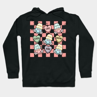 Teacher Conversation Hearts Valentines Day Teacher Appreciation Hoodie